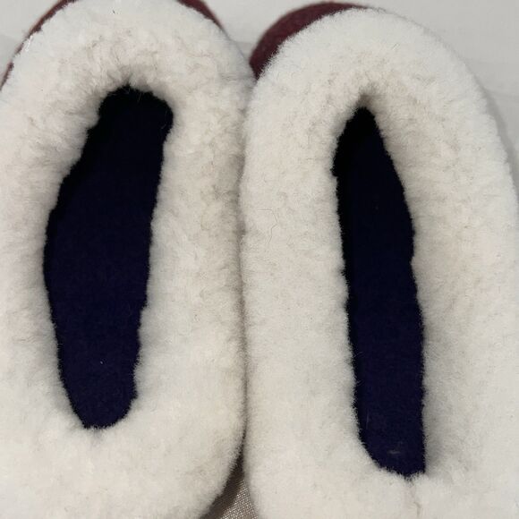 Cosyfeet Women's Mule Slippers Donna Sheepskin US 6 Extra Wide 6E Ruby No Insole - Picture 5 of 9